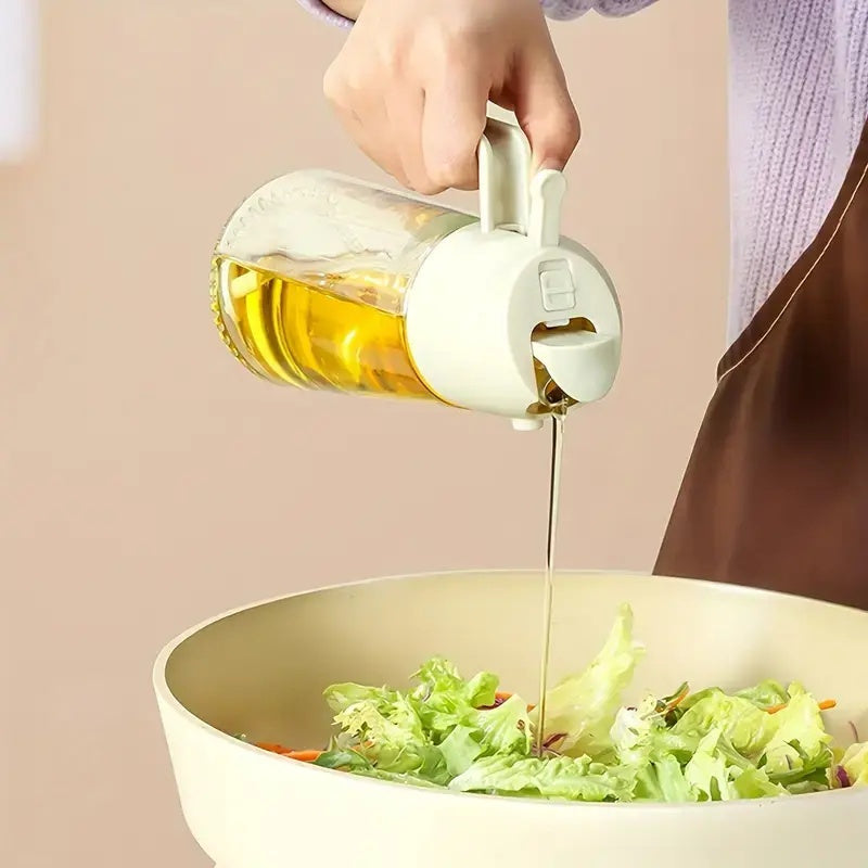 Dual-Use Oil Bottle