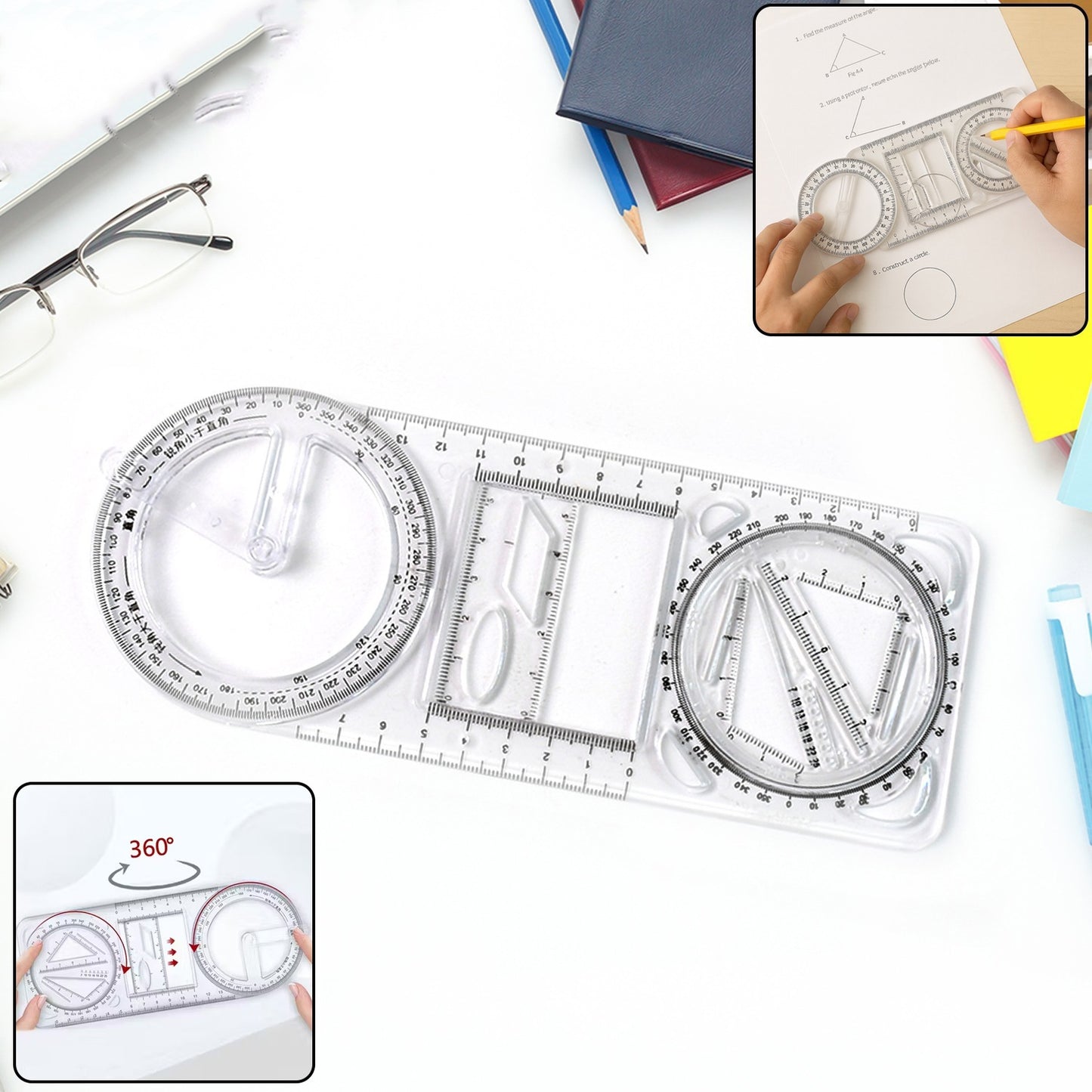 Multifunctional Geometric Ruler - Buy 1 Get 1 Free